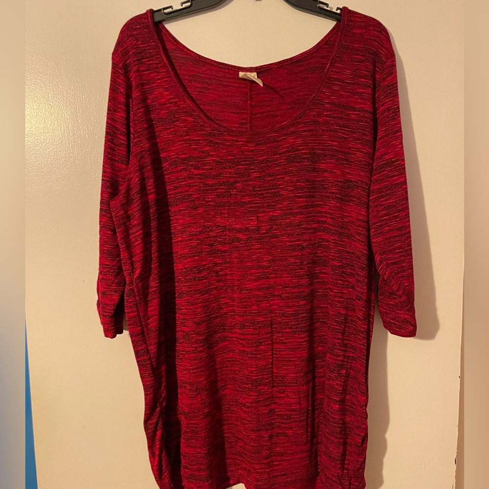 Beautiful Red Shirt Size 2X